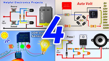 Top 4 Electronics Projects with Basic Components (2025)