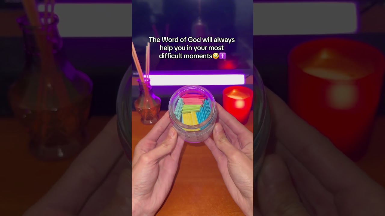 The Word of God will always help you in your most difficult moments🥹✝️