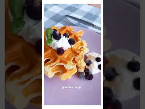 Вместо СЫРНИКОВ. ТВОРОЖНЫЕ ВАФЛИ. Вкусный ЗАВТРАК.