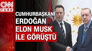 Cumhurbaşkanı Erdoğan Tesla Ve Spacexin Kurucusu Elon Musk Ile Görüştü