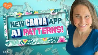 New Canva AI App For All Over Print Patterns- Plus 5 Bonus Niches🔥🔥🔥