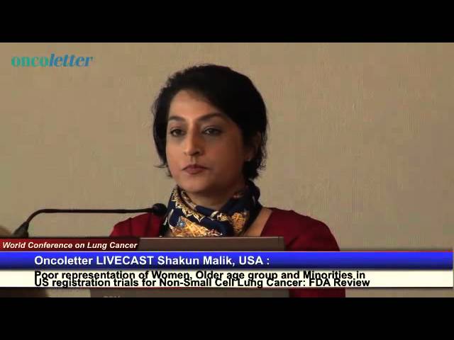 Shakun Malik, USA  Poor representation of Women, Older age group and Minorities in US