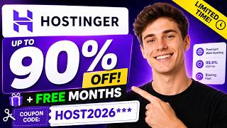 Hostinger Coupon Code 2026 🔥 Get Up To 90% OFF + FREE Months (Limited Time)