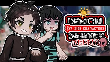Demon Slayer fav side characters react to random tiktok|Gacha|Demon Slayer