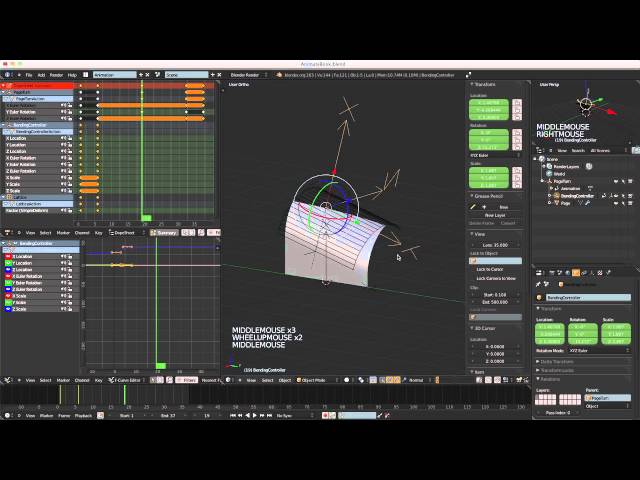 Blender Tutorial - Book Opening Animation 