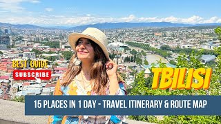 TBILISI, GEORGIA TOUR GUIDE🇬🇪| 15 places in 1 day | Route map to cover all Old Tbilisi Attractions