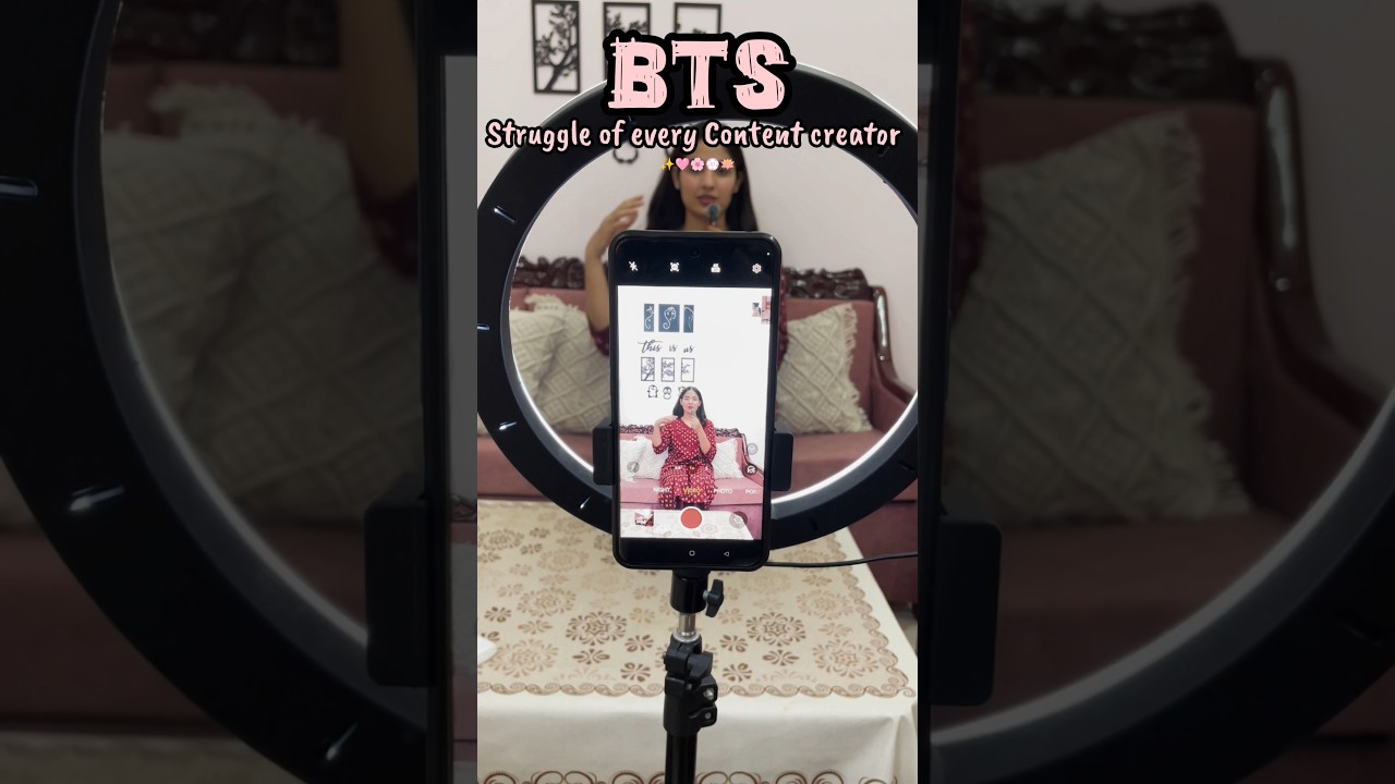BTS Struggle of a content creator 