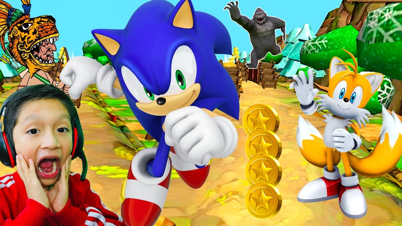 Sonic Hedgehog Run - Juegos Para Niños Pequeños - Videos de Carrera en ...