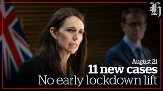 11 new Covid-19 cases and no early lift for Auckland Level 3 lockdown