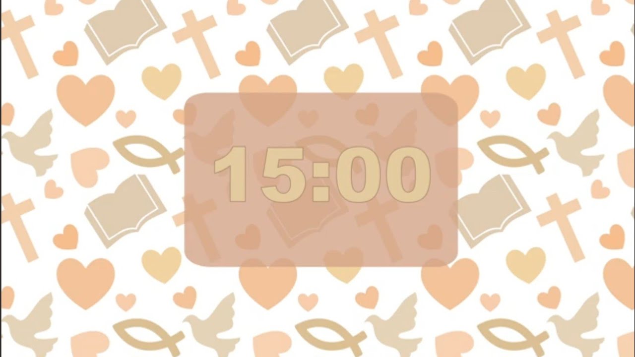 15 Minute Countdown Timer | Prayer | Bible Study | Devotional - YouTube