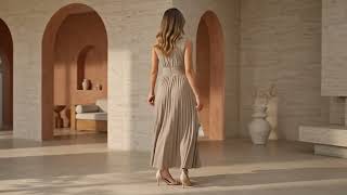 PRETTYGARDEN Women's Sleeveless Summer Maxi Dress - Flowy A-Line Wedding Guest Sundress screenshot 5