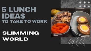 Slimming World | 5 lunch ideas to take to work | Low syn | Healthy lunch ideas