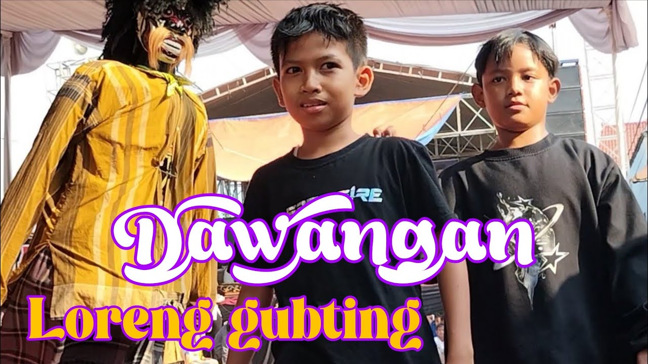 dawangan LGS  Loreng Gunting bersama anak anak Krajan tejorejo