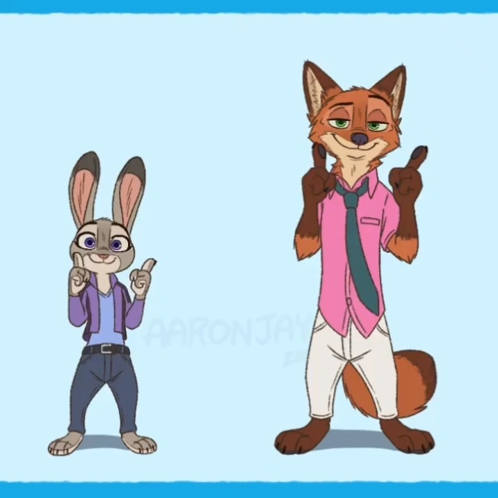 Judy Hopps x Nick Wilde 🐰🦊 #zootopia #animation #cute #dance #shorts #shortvideo
