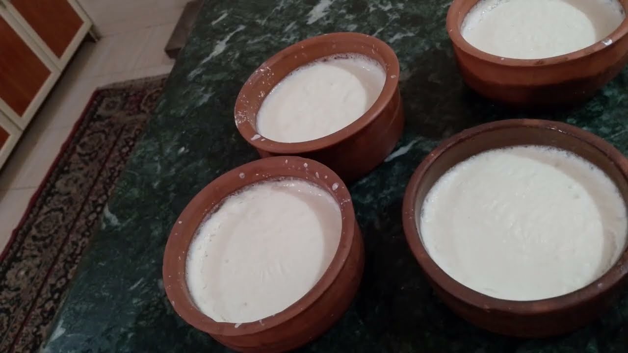 طريقه عمل الزبادي البلدي باسهل طريقه