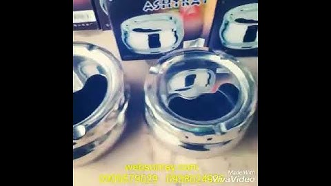 GẠT TÀN THUỐC INOX