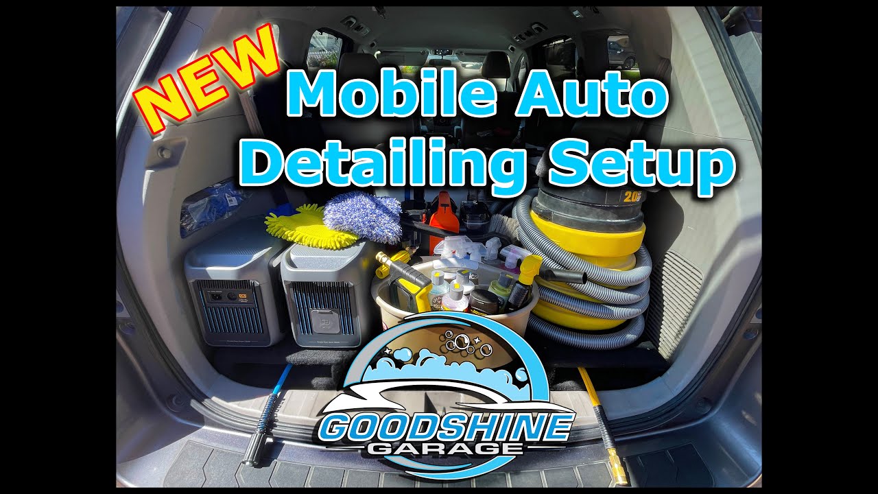 I Built an EPIC Mobile Auto Detailing Setup In My Van - YouTube