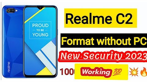 Realme C2(RMX1941)Hard Reset New Update 2023 Remove Phone Lock Unlock Pin Pattern Password Face 100