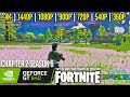 GT 640 | Fortnite Performance Mode - 4K, 1440p, 1080p, 900p, 720p, 540p, 360p