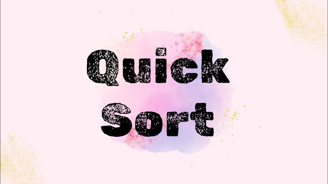 Quick sort algorithm in data structure | Creative Notes