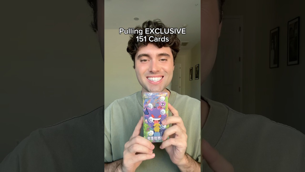 Opening a Gengar Pikachu 151 Surprise Box 