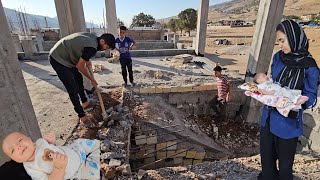Complete destruction of the corridor... but we returned home with a heartbreaking surprise