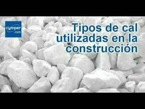 La cal en la construcción - YouTube