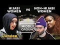 HasanAbi reacts to Does Hijab Oppress These Muslim Women? | Middle Ground [Mukbang]