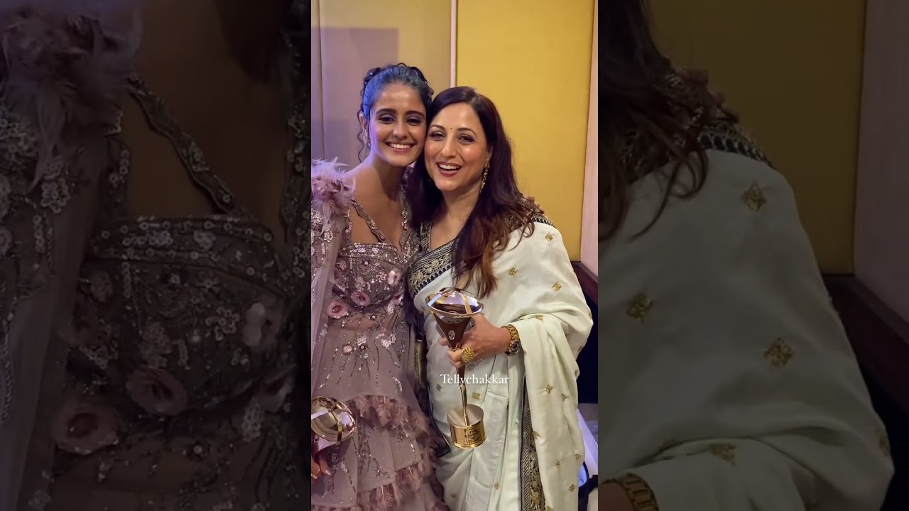 Ayesha Singh And Kishori Shahane Spotted At "The Indian Telly Awards"💘VM Galaxy💘