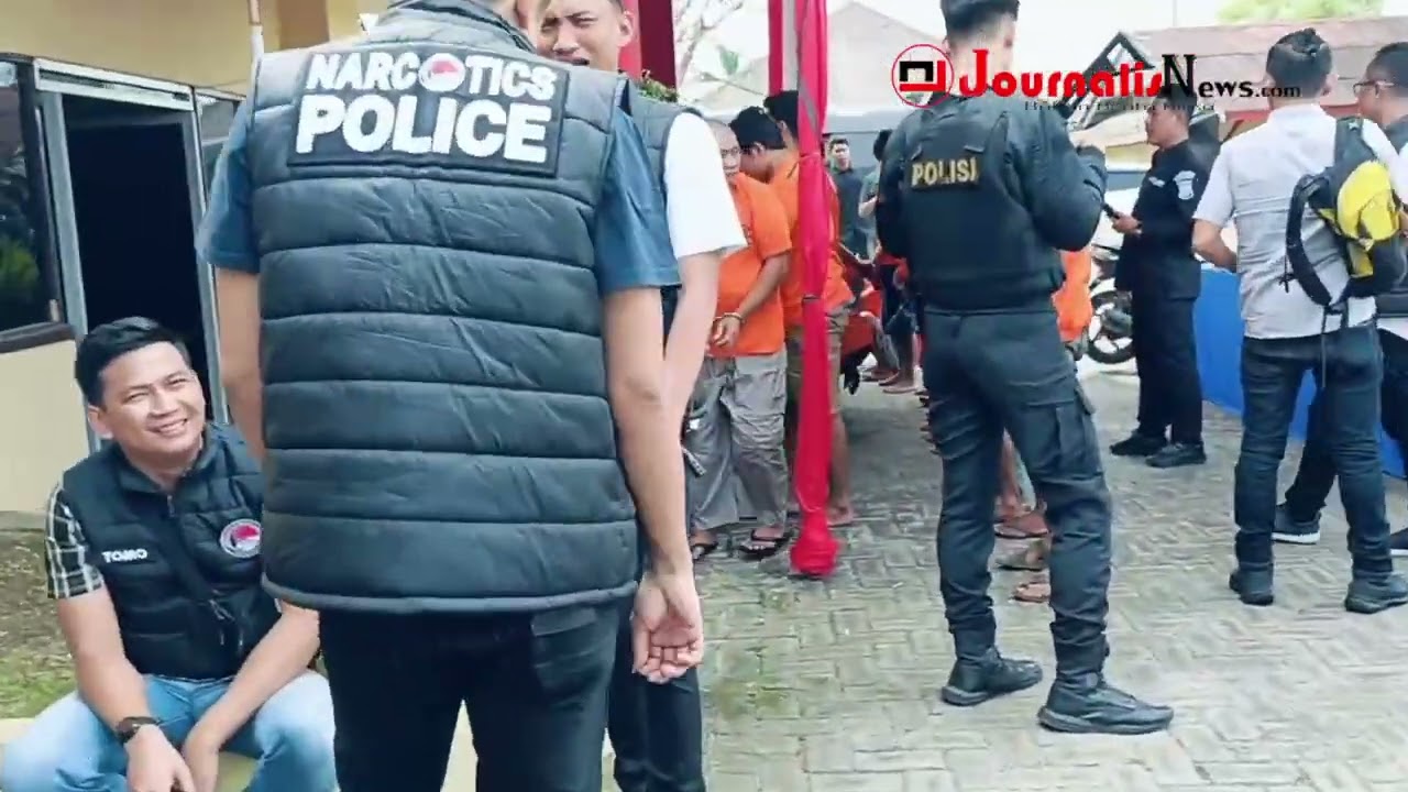 Konferensi Pers Polres Pelabuhan Belawan berhasil ungkap beberapa kasus dalam kurun waktu satu bulan