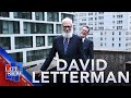 Wanton Destruction Of CBS Property - Letterman &amp; Colbert Toss Stuff Off The Roof Of The Ed Sullivan