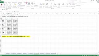 eTool Excel 2017 Question 6