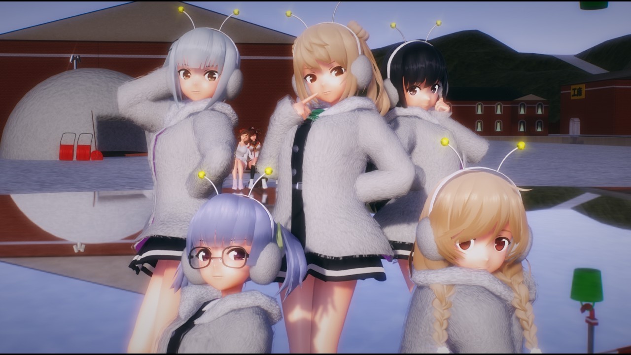 【紙芝居+ダンス】【艦これMMD】フィギュアスケートで　気まぐれメルシィ【朝潮、大潮、満潮、峯雲、霞】