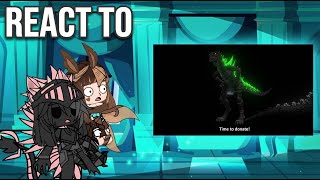 Gozira and Mothra React Godzilla Spine Glow Tests by @Vrahno /Gacha Club