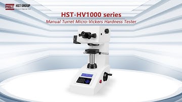 HST-HV1000 Manual Turret Digital Display Micro Vickers Hardness Tester