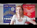 i finally read your favorite fantasy book, strange the dreamer (reading vlog + book review )