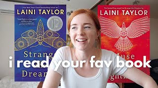 i finally read your favorite fantasy book, strange the dreamer (reading vlog   book review )