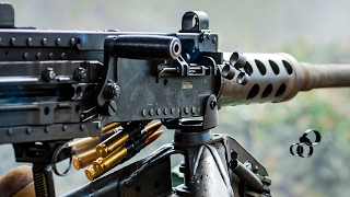Legendary M2 Browning .50 Caliber Machine Gun in Action / Live Fire
