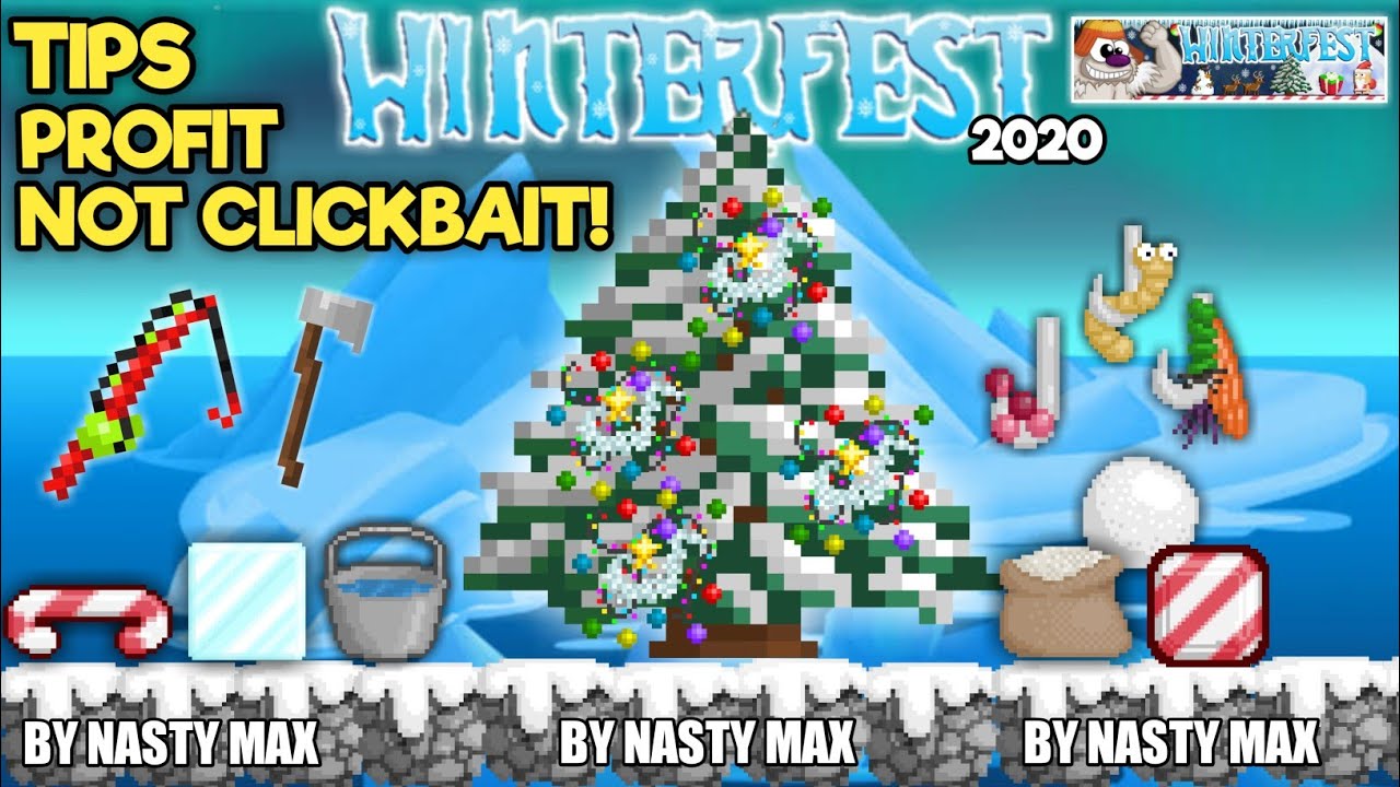 TIPS PROFIT WINTERFEST! 2020 DAN PREPARENYA GROWTOPIA INDONESIA