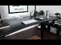 Eco curve desktops for standing desks made from 100 recycled materials  uplift desk