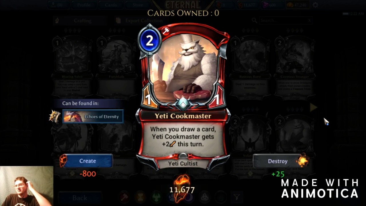 Rankings for the Eternal Community Draft Survey (Echoes of Eternity) Part 1