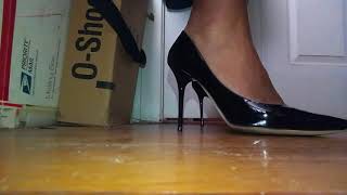 Amaninheels Black Patent Jimmy Choo Abel Selfie Stick