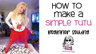 How to make a simple TUTU - Beginner Sewing