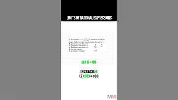 Limits of rational expressions #shorts