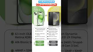 iphone 15 vs galaxy s24 comparison #thephones #smartphone #iphonecomparison #galaxys24 #iphone15