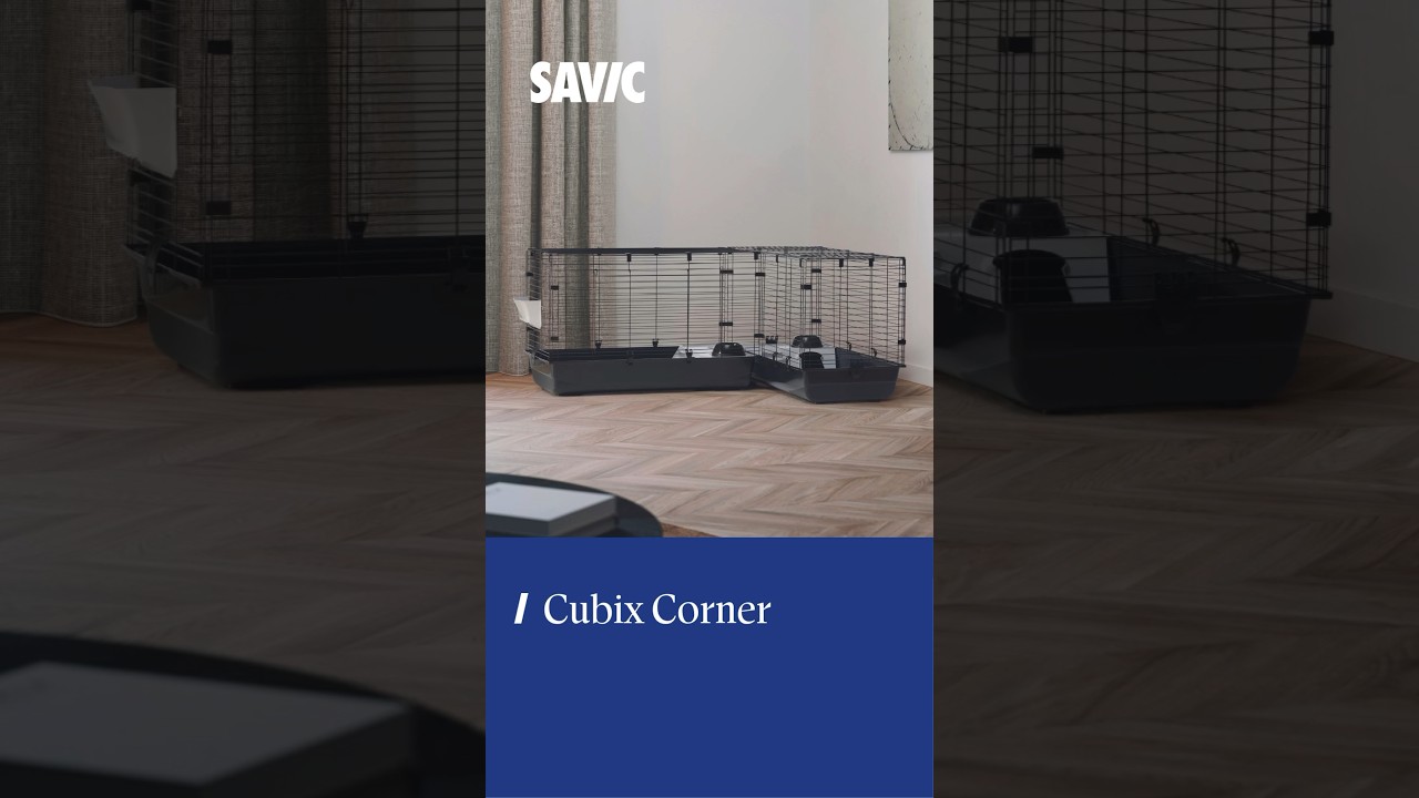 Savic Cubix Corner | Space-saving Cages for Small Animals | Product Video
