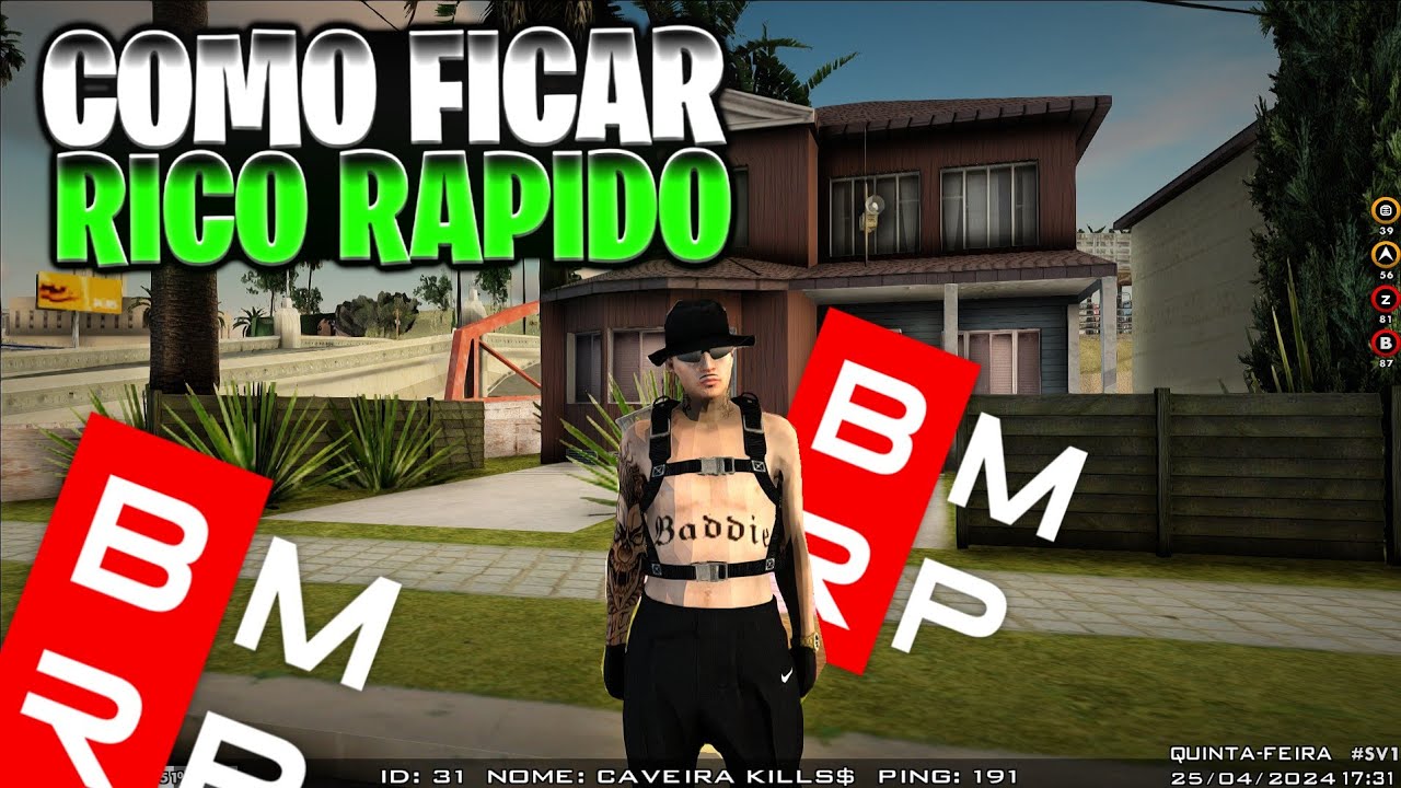 COMO FICAR RICO RÁPIDO NO BMRP 😍 - GTA SAMP ANDROID/PC - YouTube