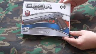 Galaxy G.1A , G.3A and G.29A spring pistols & chrono.