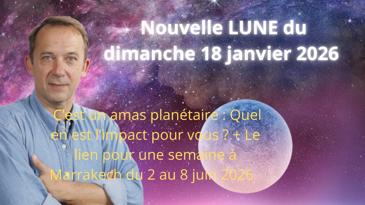 Nouvelle lune du dimanche 18 janvier 2026