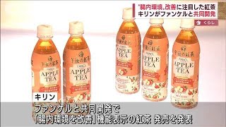 「腸内環境改善」紅茶　ニーズに応えキリンが発売へ(2022年4月12日)